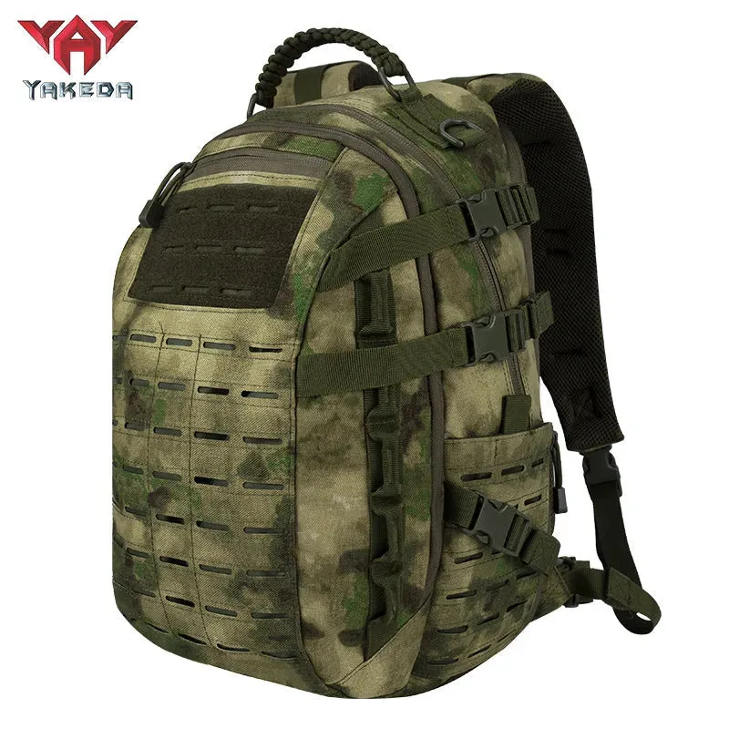 GB-0063 Tactical Backpack Mountaineering Hiking Outdoor Bag Camouflage Shoulder Dragon Egg Bag Student Commuter Computer Shoulder Bag