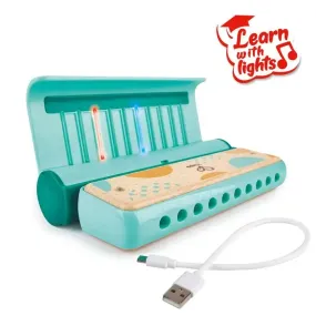 Hape Learn with Lights Harmonica Musical Toy with Guiding Lights