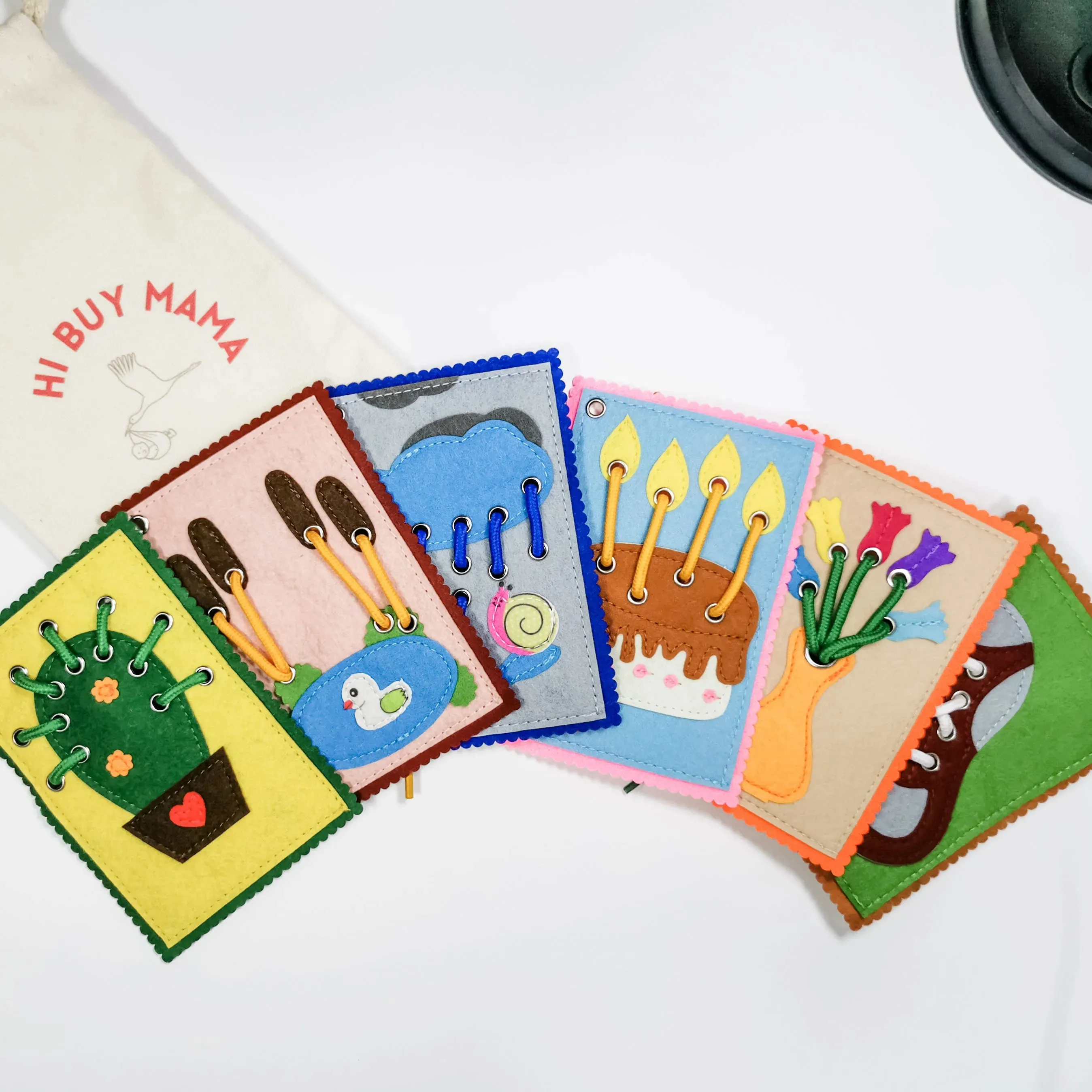 Hi Buy Mama - Busy Fingers Lacing Cards