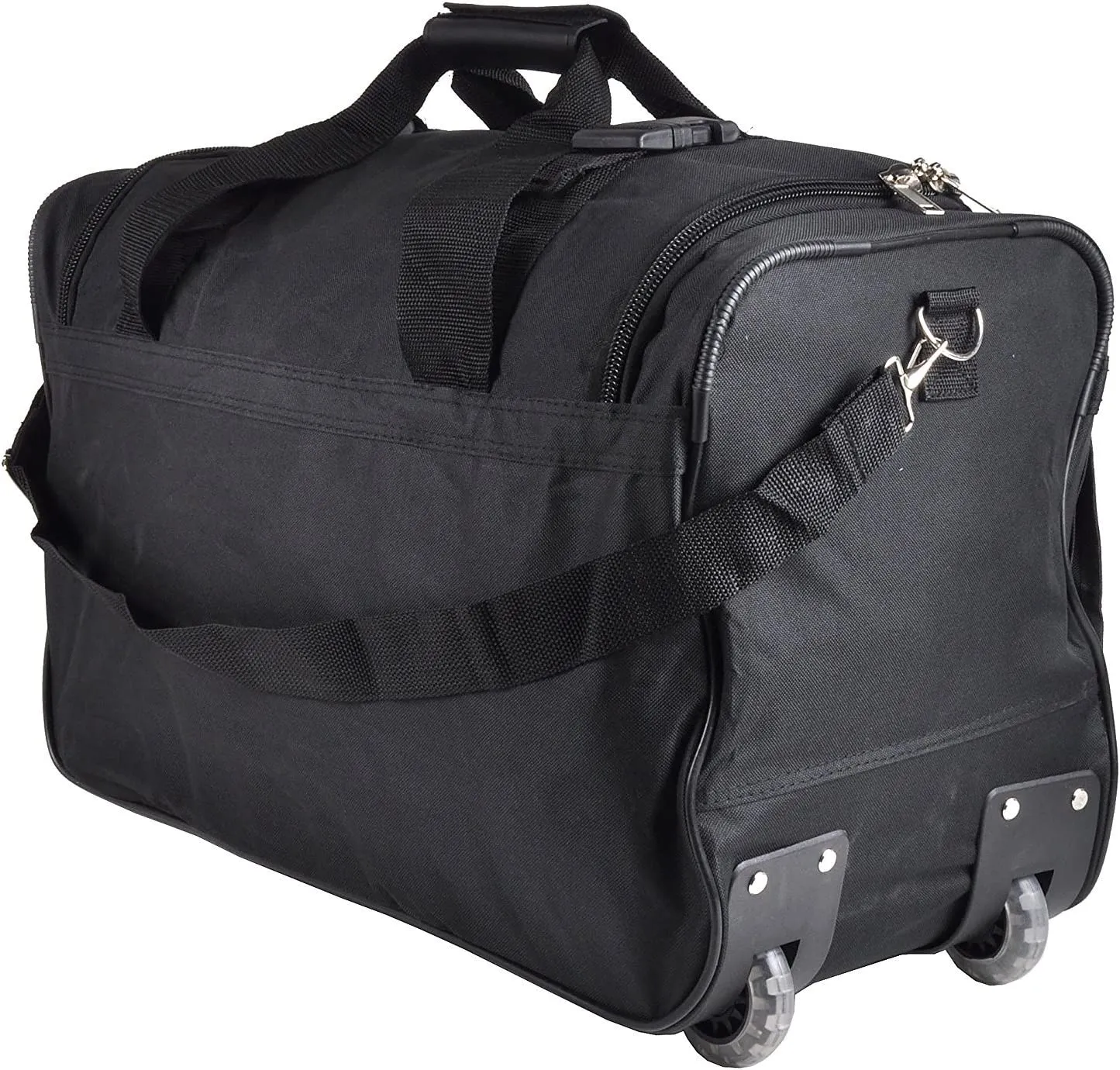 HiPack Rolling Duffel Bag 22 inch Black (PRD Black)