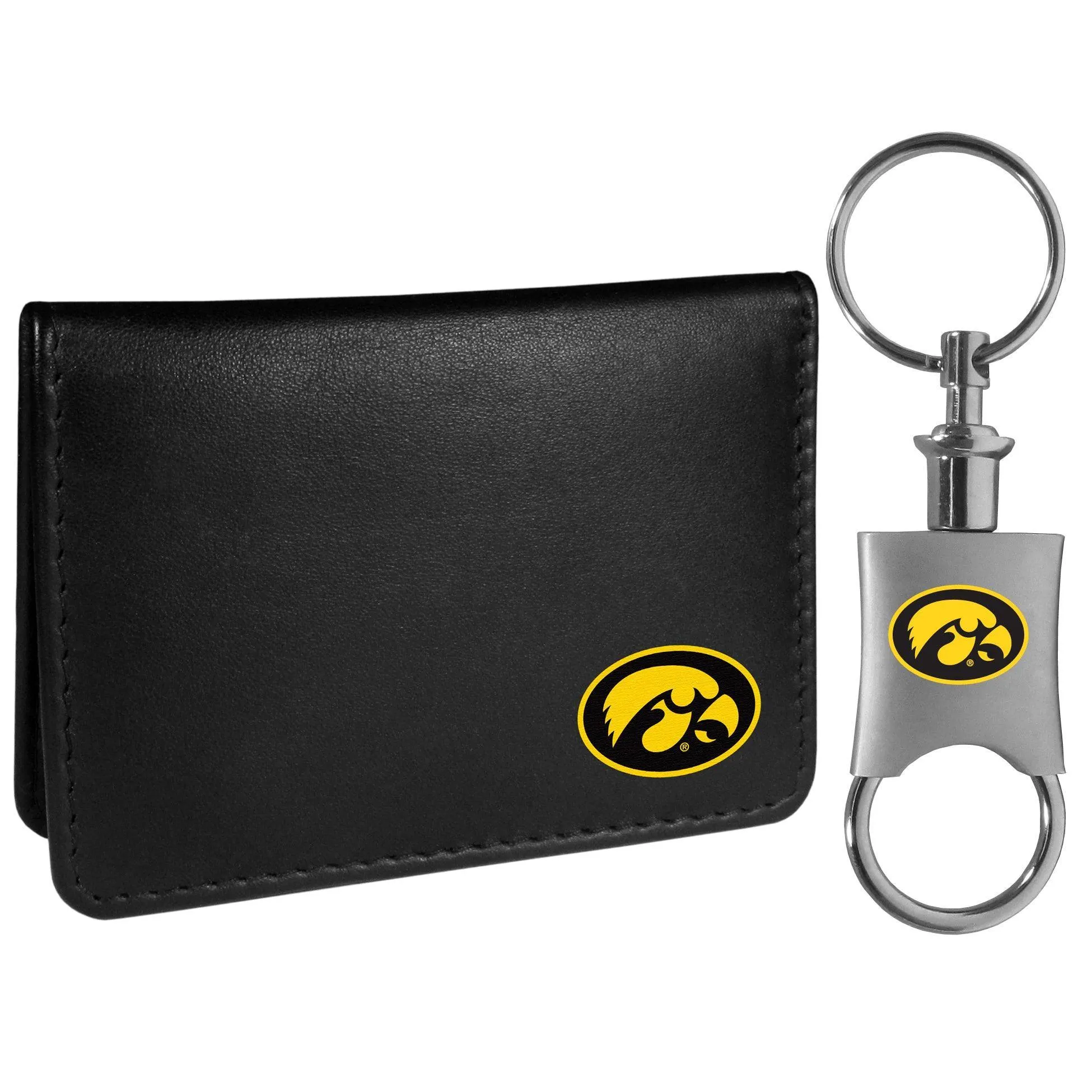 Iowa Hawkeyes Weekend Bi-fold Wallet & Valet Key Chain