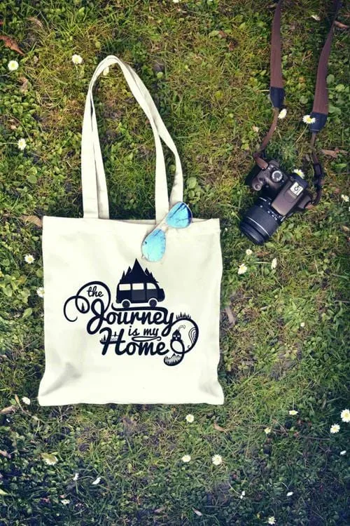 Journey is My Home Travel Car Tote Bag | Reusable Bag