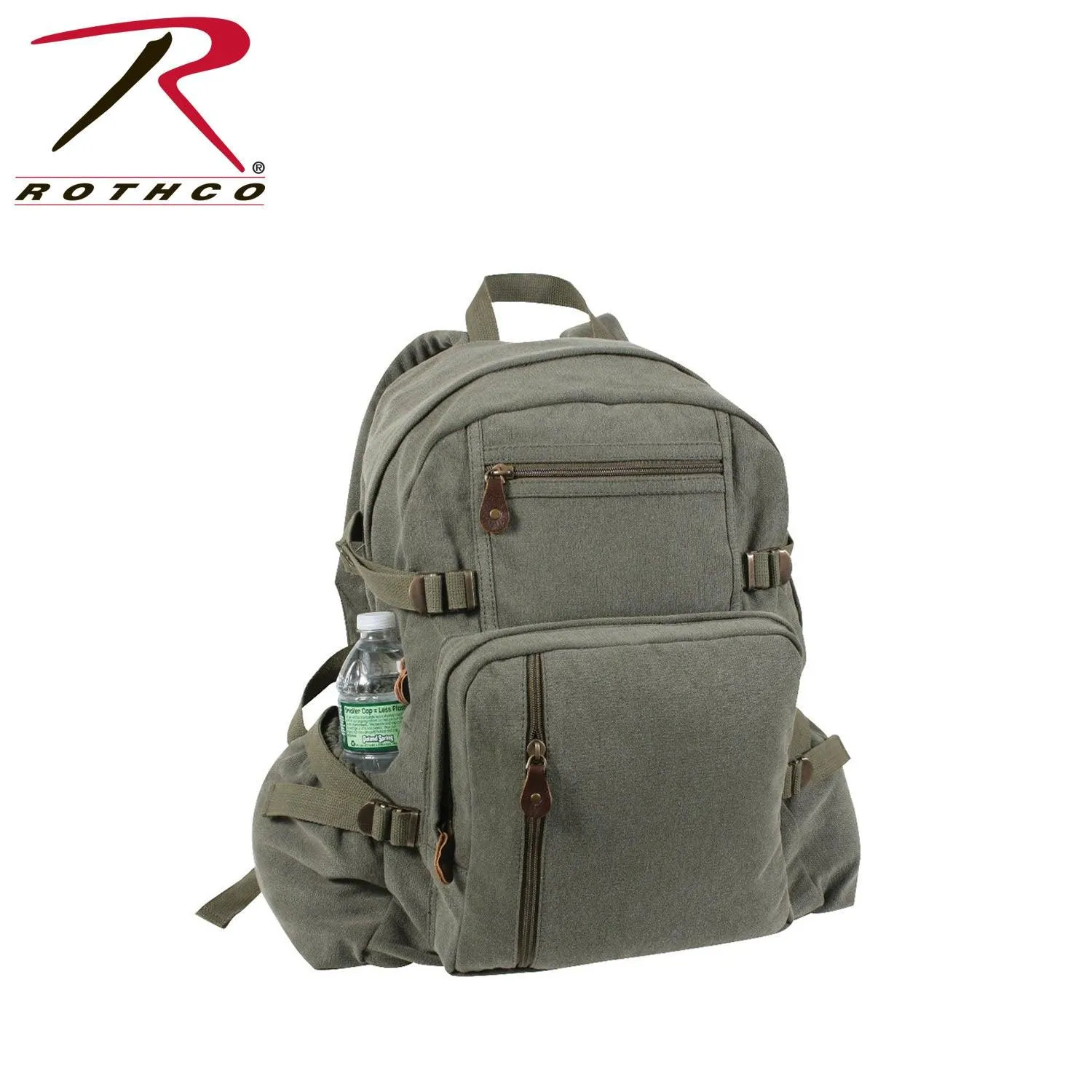 Jumbo Vintage Canvas Backpack