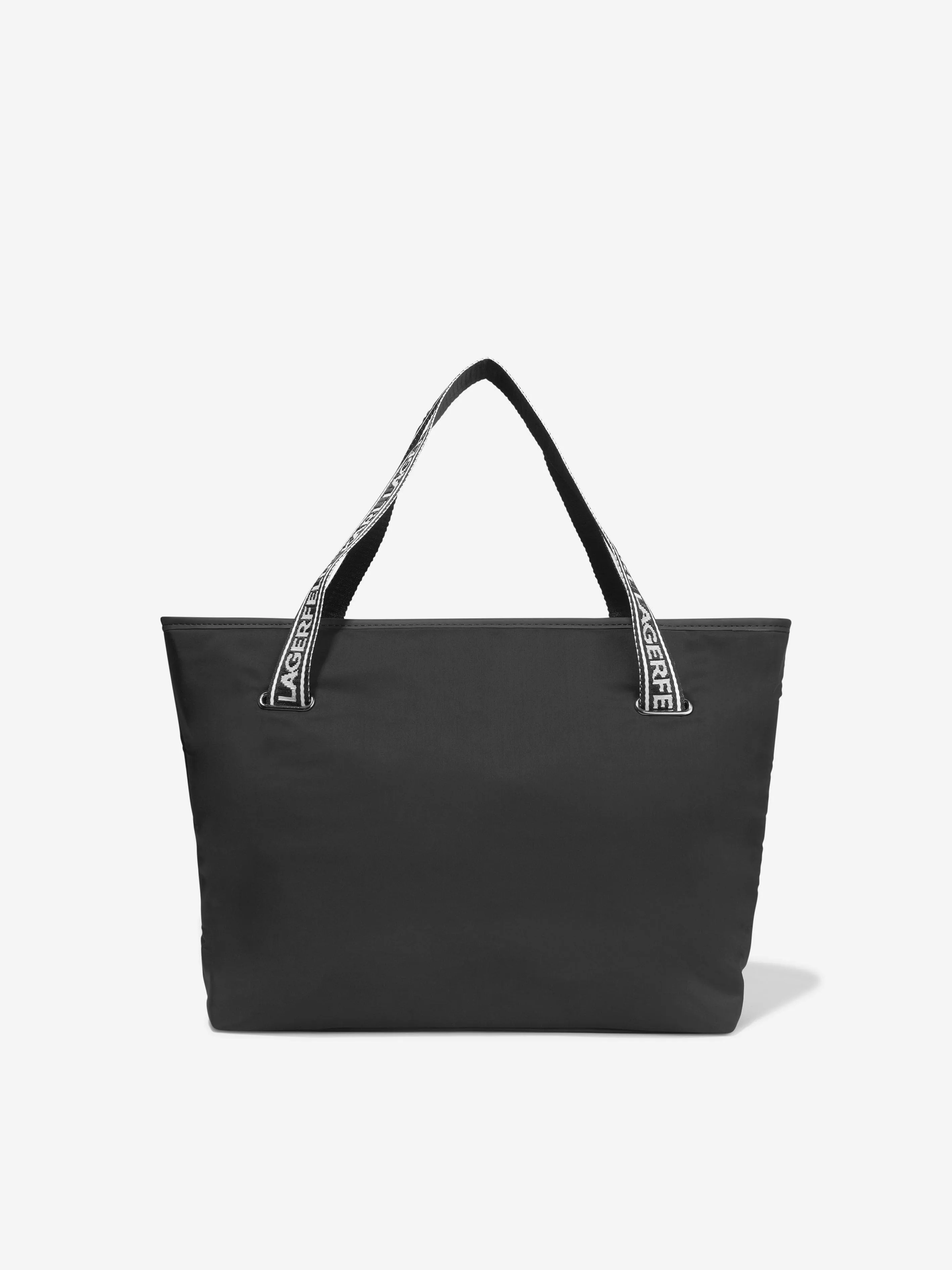 Karl Lagerfeld Girls Logo Shopper Bag in Black