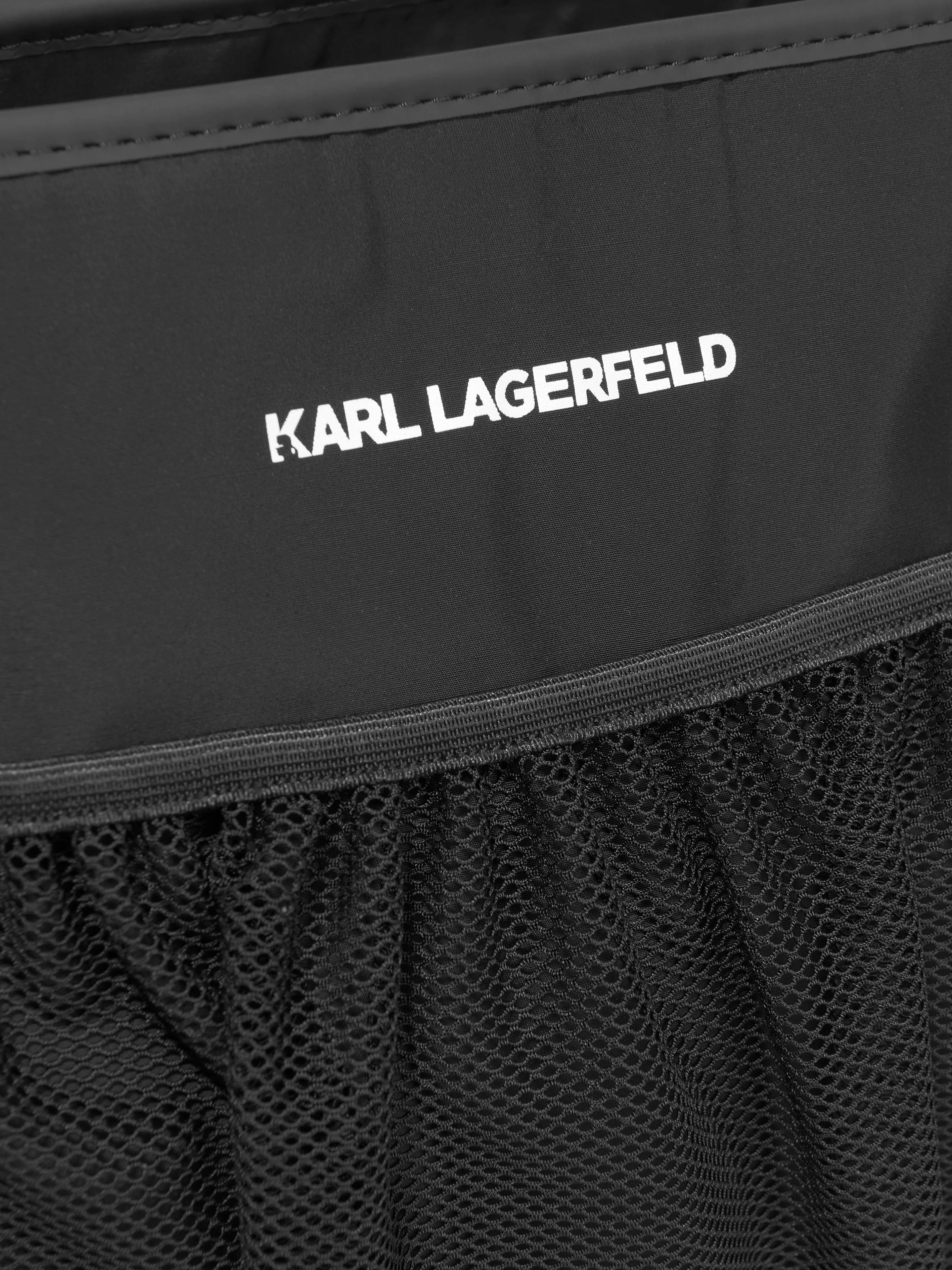 Karl Lagerfeld Girls Logo Shopper Bag in Black