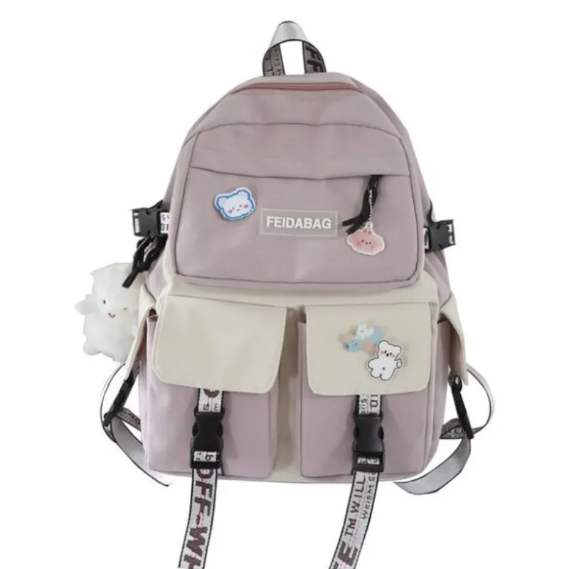 Kawaii Canvas Women Backpack