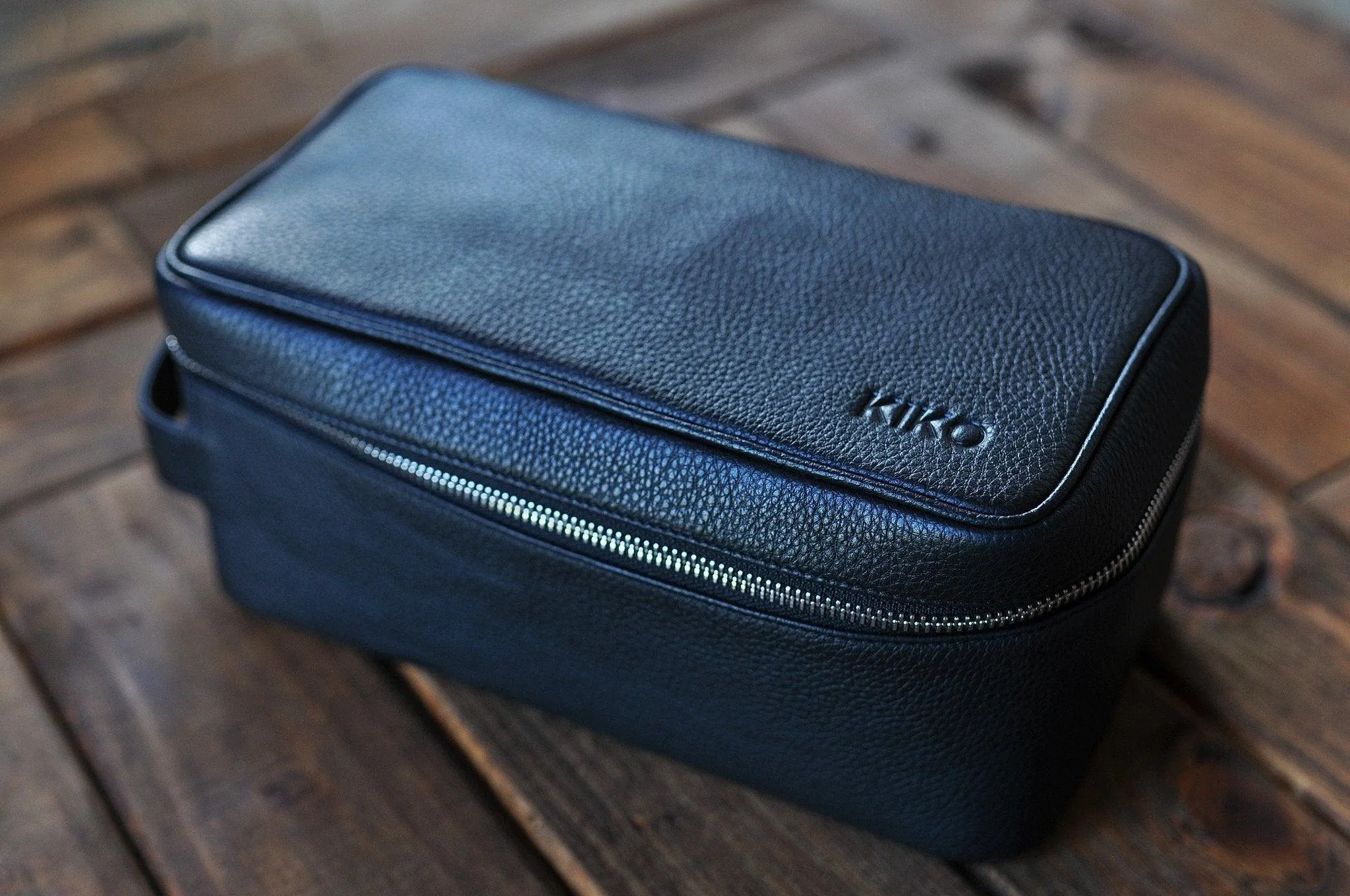 Kiko Leather Dopp Kit