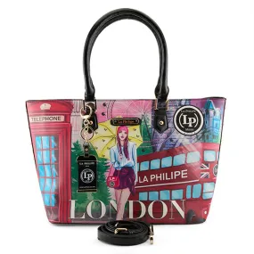 LA PHILIPE LP1021-11 UMBRELLA IN LONDON HANDBAG-TOTE