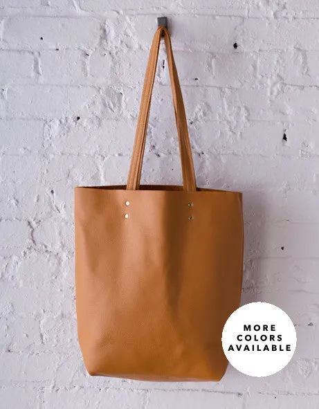 LARGE LEATHER TOTE BAG