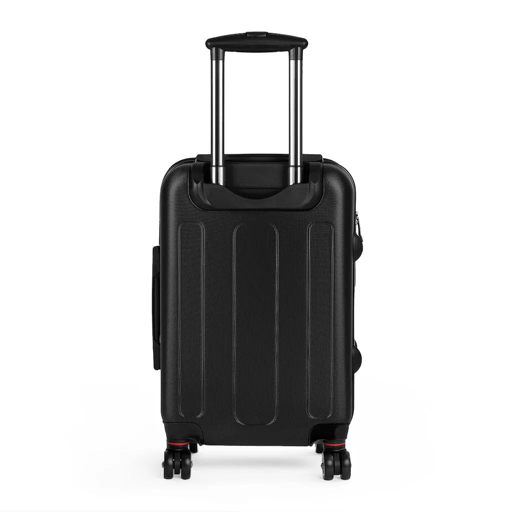 Light Grey Cabin Suitcase, Carry On Luggage With 2 Inner Pockets & Built in TSA-approved Lock With 360° Swivel