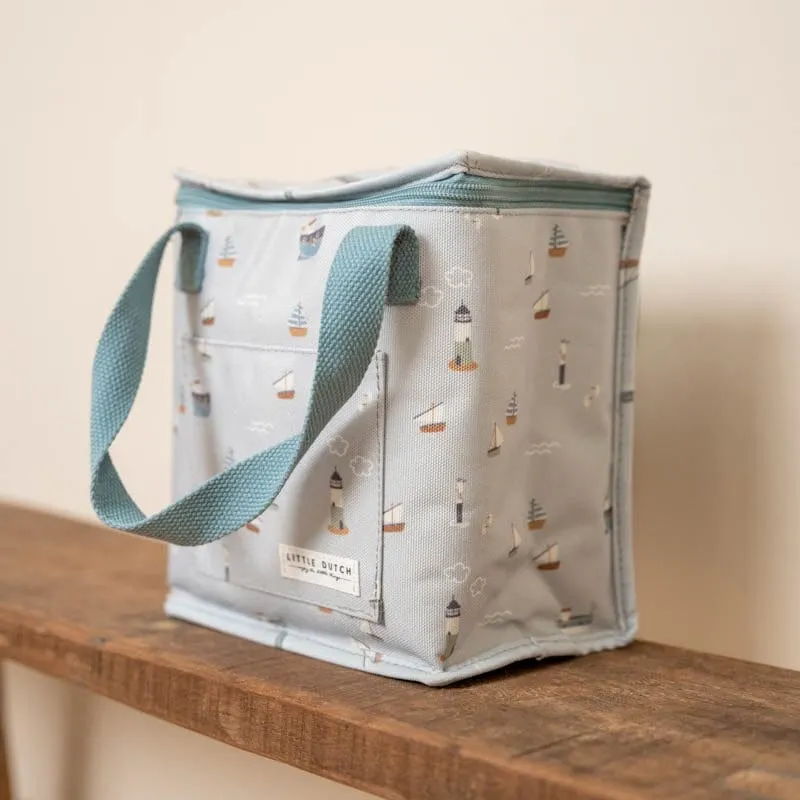 Little Dutch Insulated Cooler Lunch Bag - Sailors Bay Blue