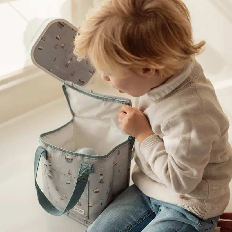 Little Dutch Insulated Cooler Lunch Bag - Sailors Bay Blue