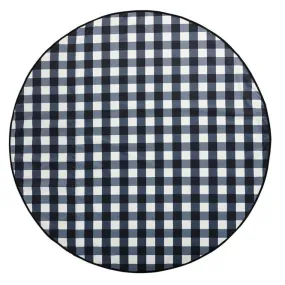 Love Rug - Gingham Black