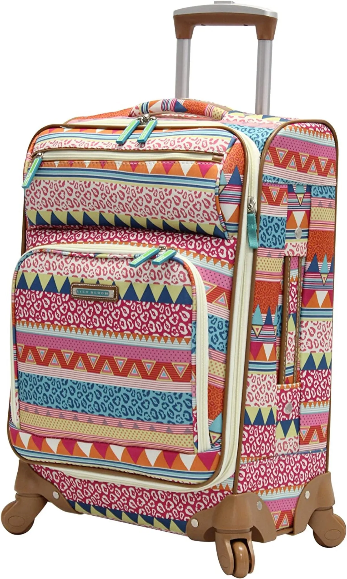 Luggage Carry On Expandable Design Pattern Suitcase With Spinner Wheels 20in