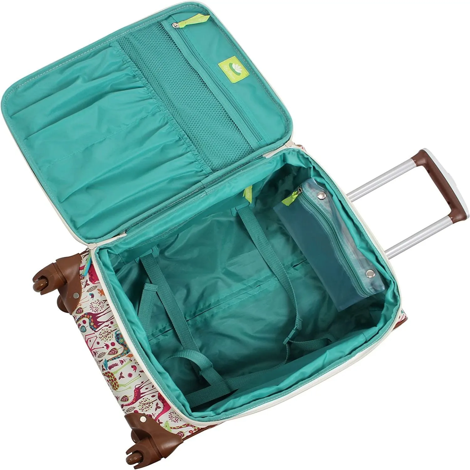 Luggage Carry On Expandable Design Pattern Suitcase With Spinner Wheels 20in