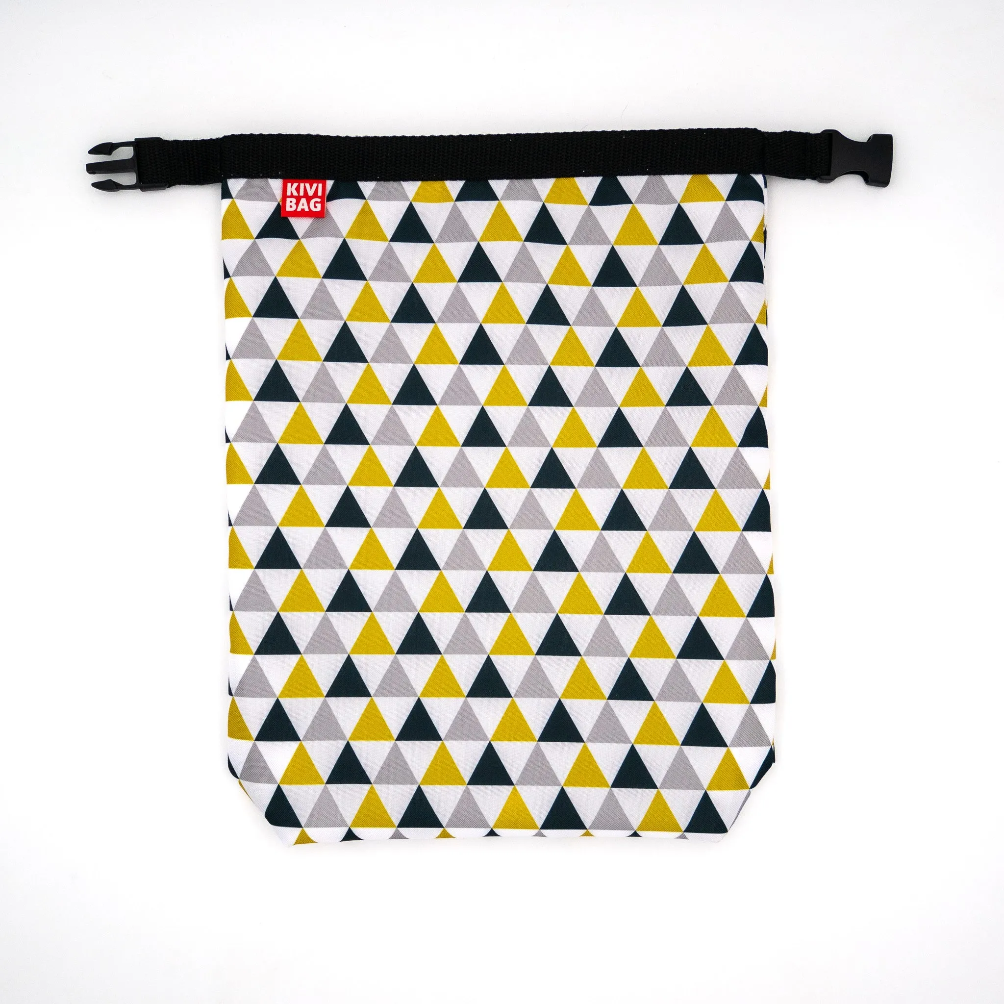 Lunch Bag (Triangle-grey-yellow)