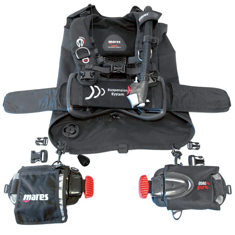 Mares Hybrid Pure With MRS Plus Buoyancy Compensator