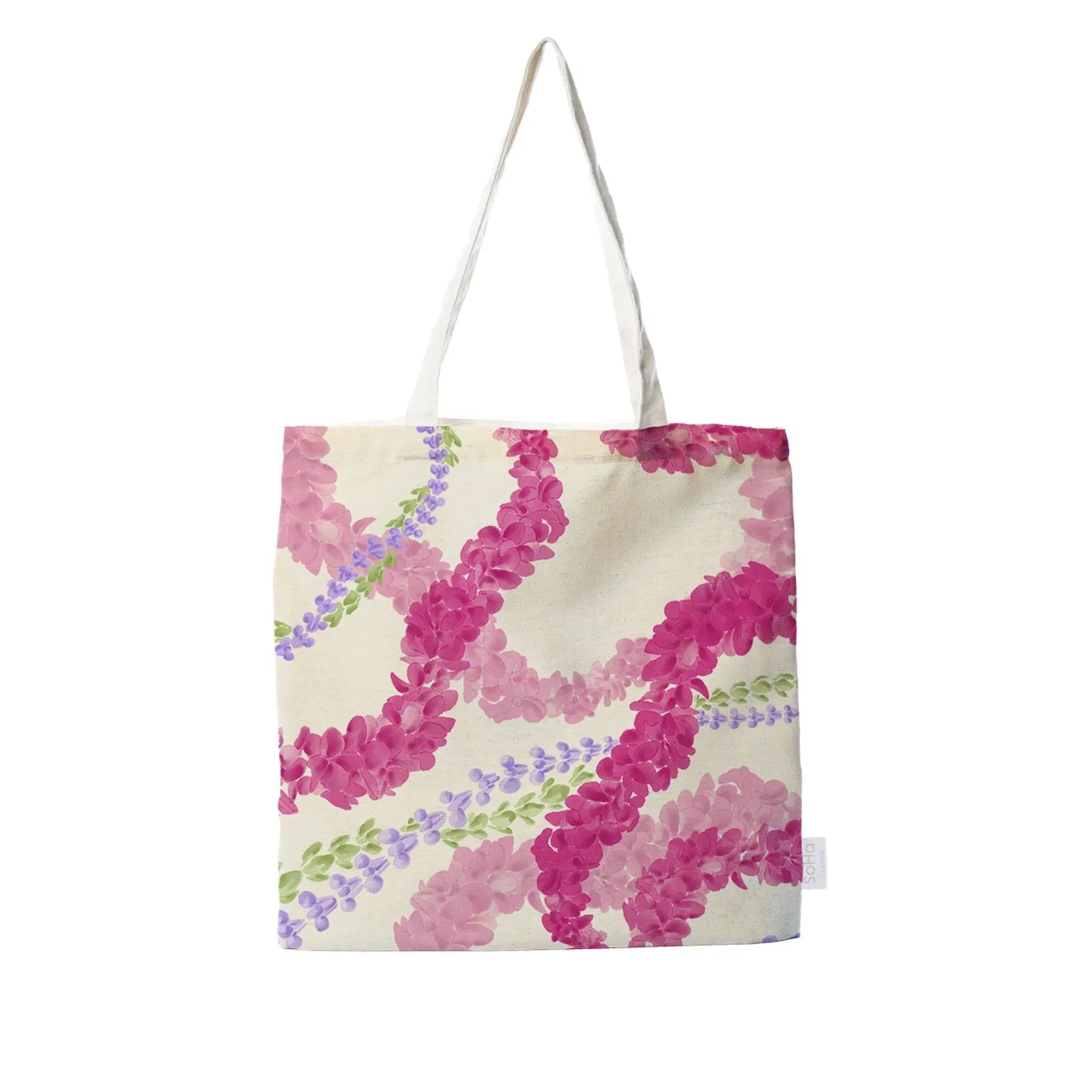 Mixed Purple Lei Tote