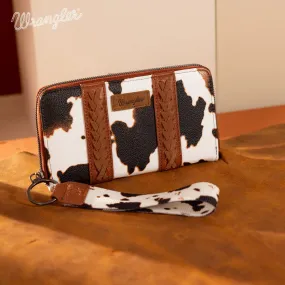 Montana West Wrangler Cow Print Wallet