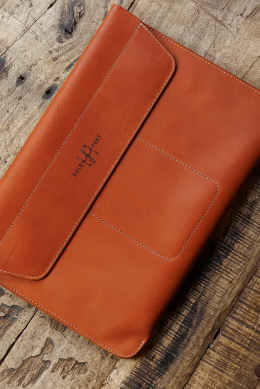 Padded Leather EDC Laptop Sleeve