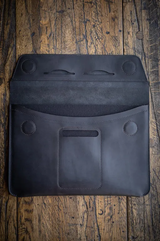 Padded Leather EDC Laptop Sleeve