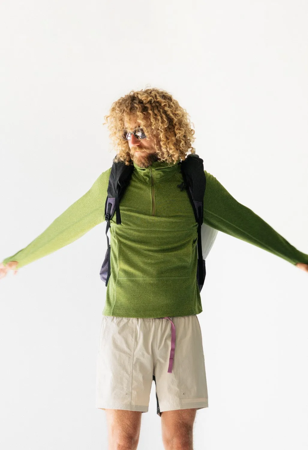 Pa'lante Packs Unisex Grid Fleece - Chartreuse