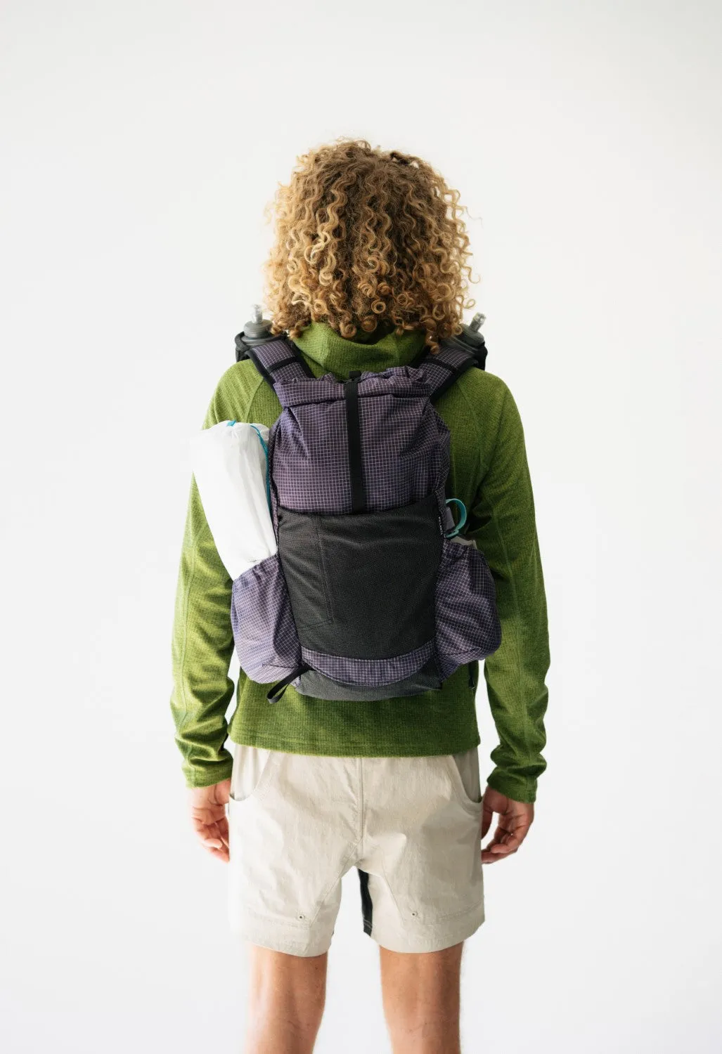 Pa'lante Packs Unisex Grid Fleece - Chartreuse