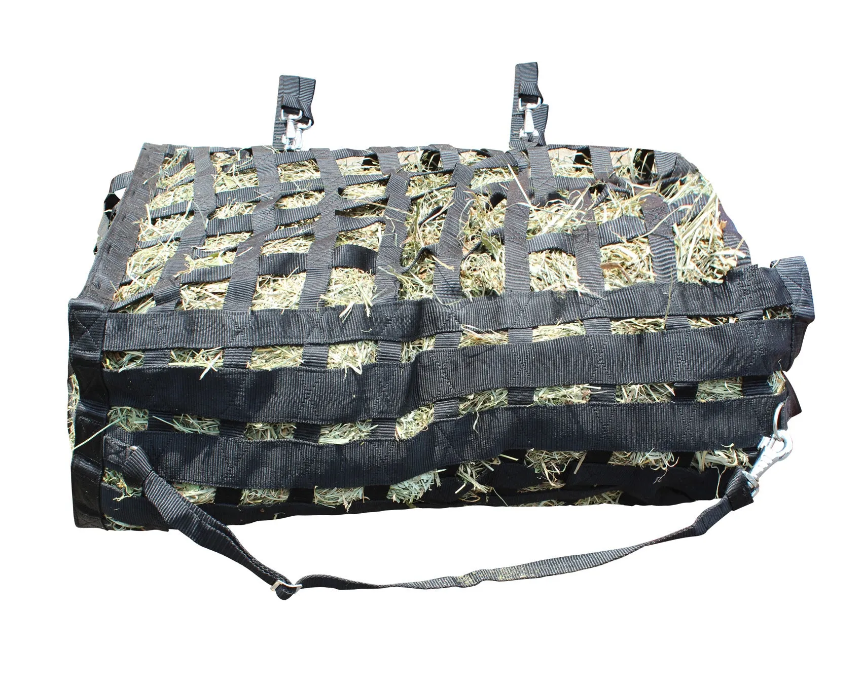 Paris Tack Large Supreme Slow Feeder Horse Hay Bag with Super Tough Bottom with 2” Square Openings and 1 Year Warranty