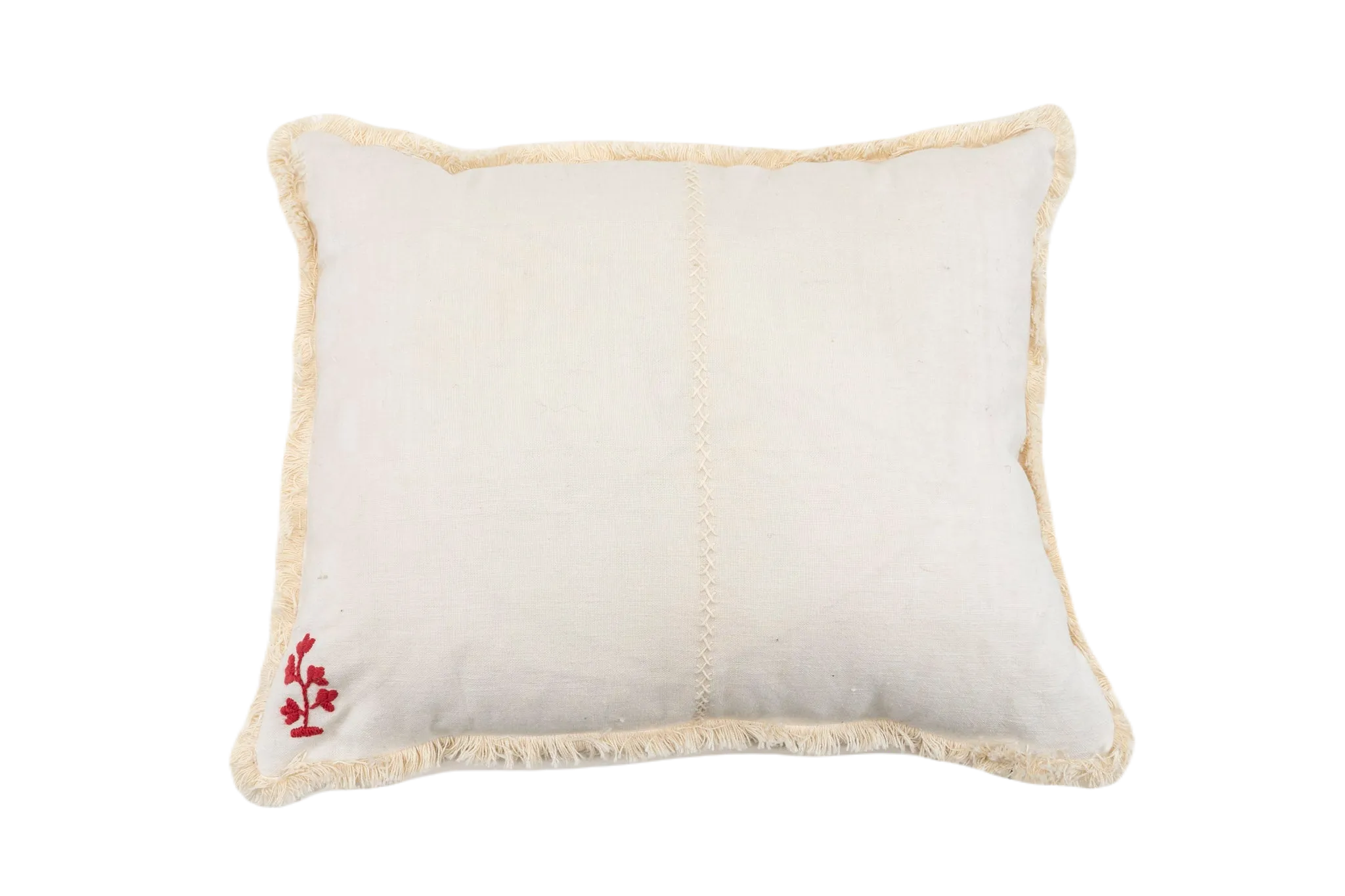 Pillow: Embroidered antique and vintage Hungarian hemp - P176