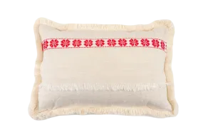 Pillow: Handwoven antique Hungarian hemp - P059