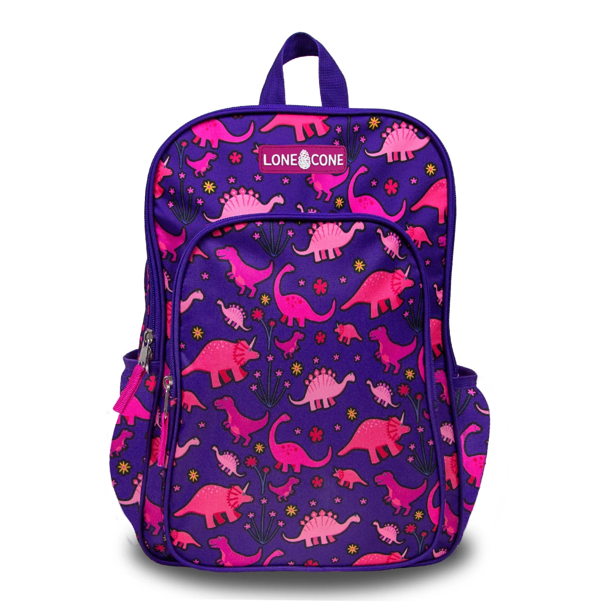 Pink-osaurus Rex 15" Backpack