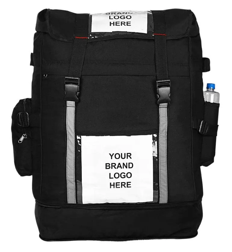 Premium Delivery Bag | Ecommerce and Logistic Delivery Backpack | Food and Grocery Delivery Bag | Size-27" Inch (Black)