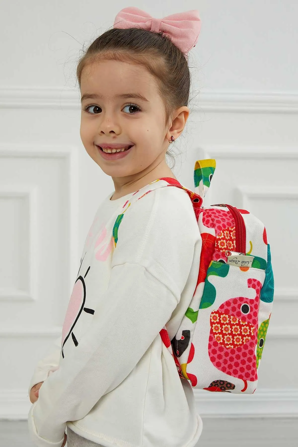 Preschool Backpack Kindergarten Little Kid Toddler School Backpacks for Boys and Girls Patterned Oversized Kid's Backpack 12'',CS-7K