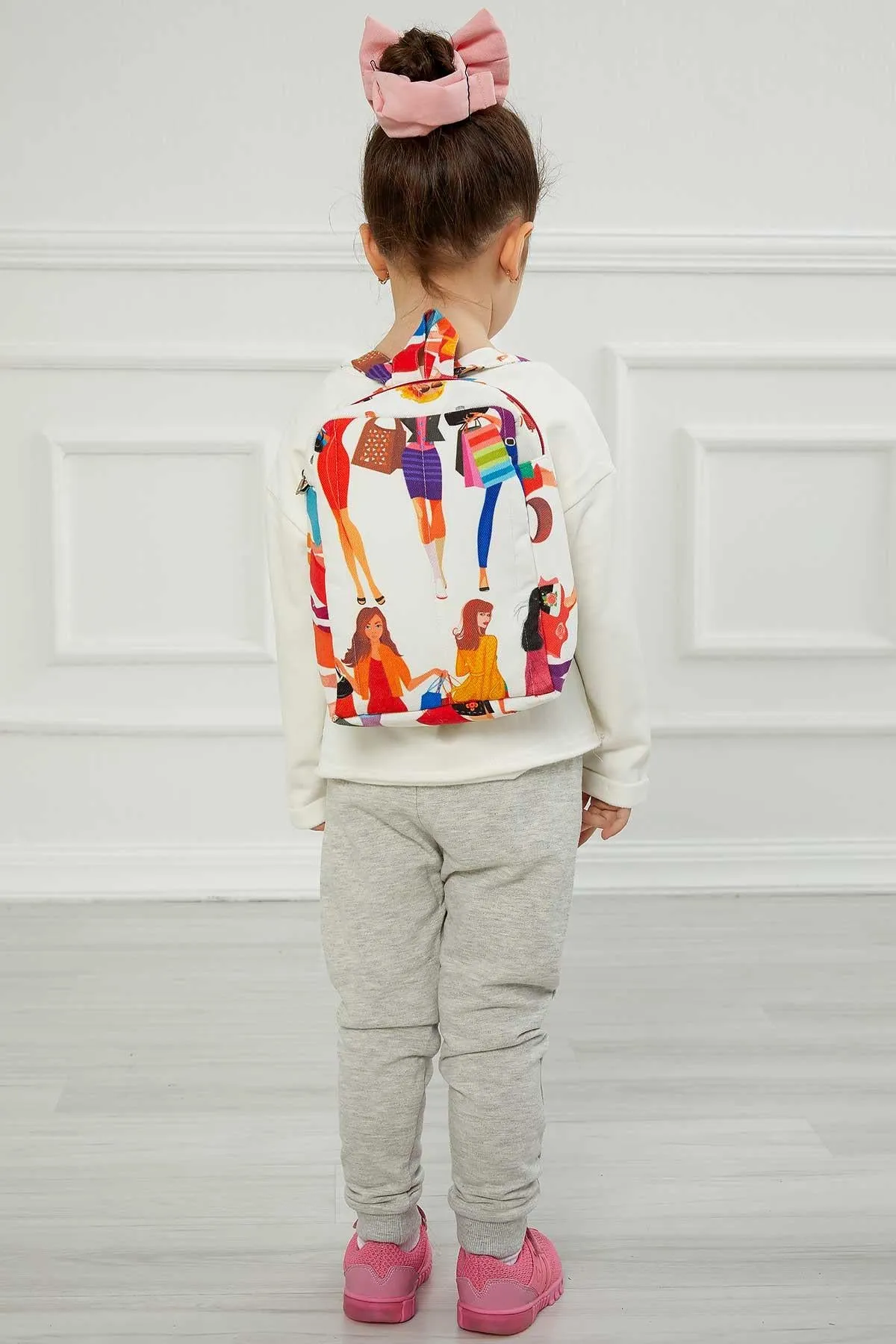 Preschool Backpack Kindergarten Little Kid Toddler School Backpacks for Boys and Girls Patterned Oversized Kid's Backpack 12'',CS-7K