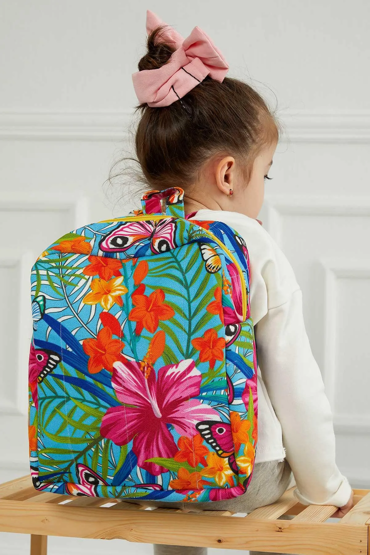 Preschool Backpack Kindergarten Little Kid Toddler School Backpacks for Boys and Girls Patterned Oversized Kid's Backpack 13'',CS-7B