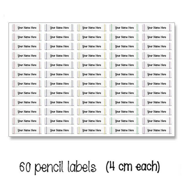 ""Playstation" School labels packs