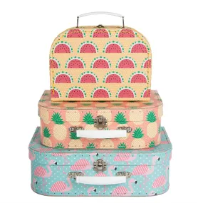 RJB Stone Tropical Summer Suitcase