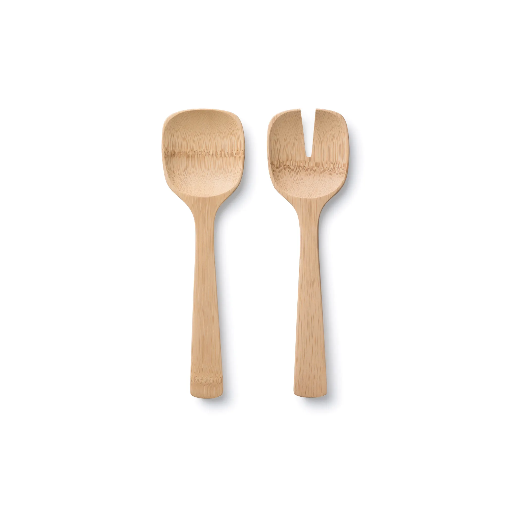 Short Bamboo Salad Servers