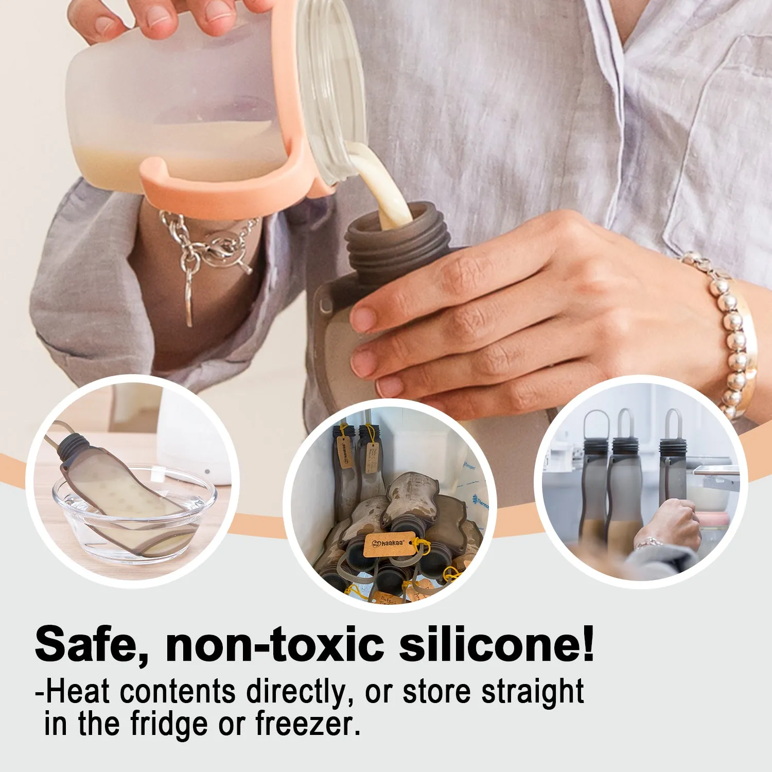 Silicone Milk Storage Bag (9oz./260ml)