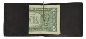 Simple Genuine Leather Wallet Money Clip 146C (C)