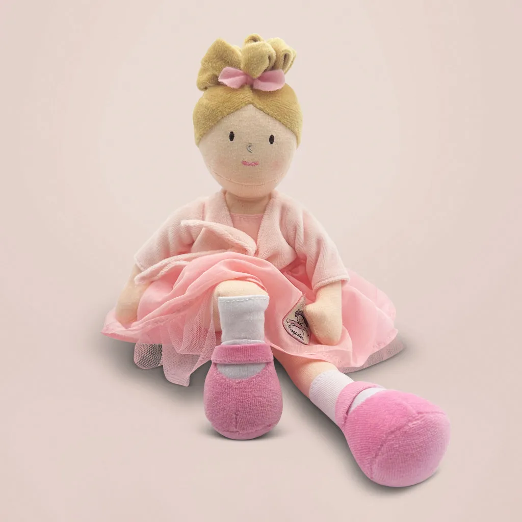 Sophie Ballerina Rag Doll with Floss & Rock Enchanted Backpack Gift Set