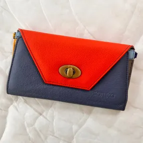 Soruka - Secret Clutch, Blue & Orange