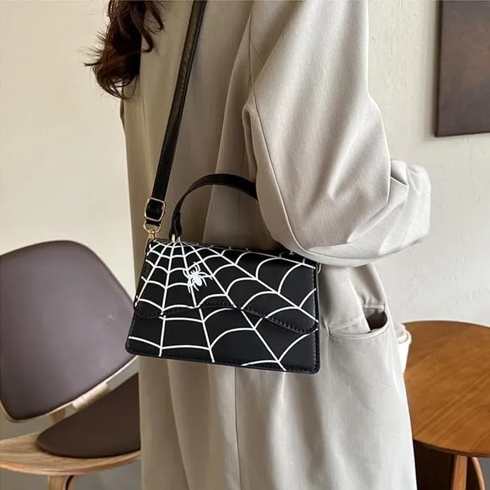 Spooky Gal Webbed Cross Body Mini Purse