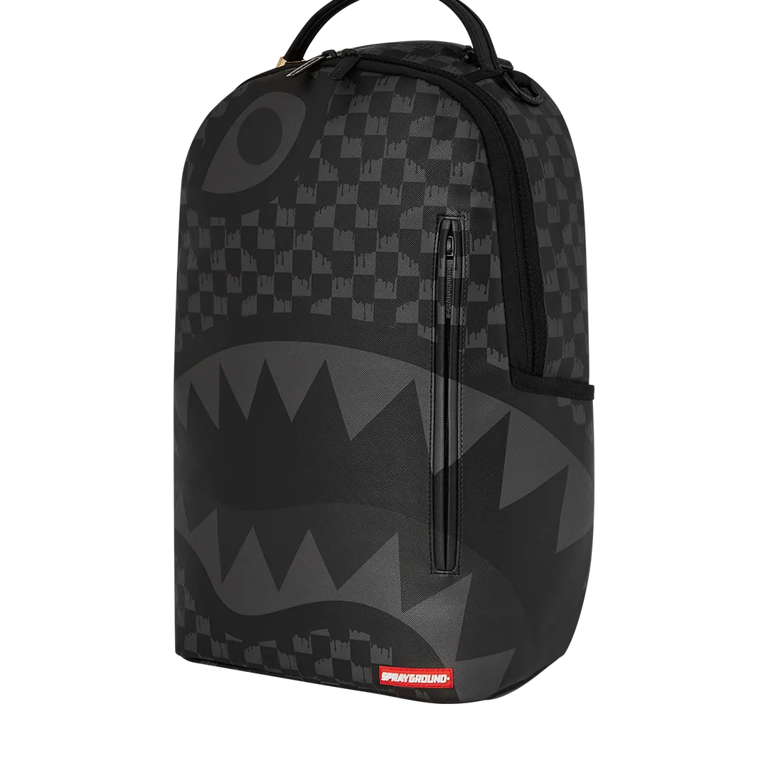 Sprayground Hangover Drip Check Backpack - Black / Grey