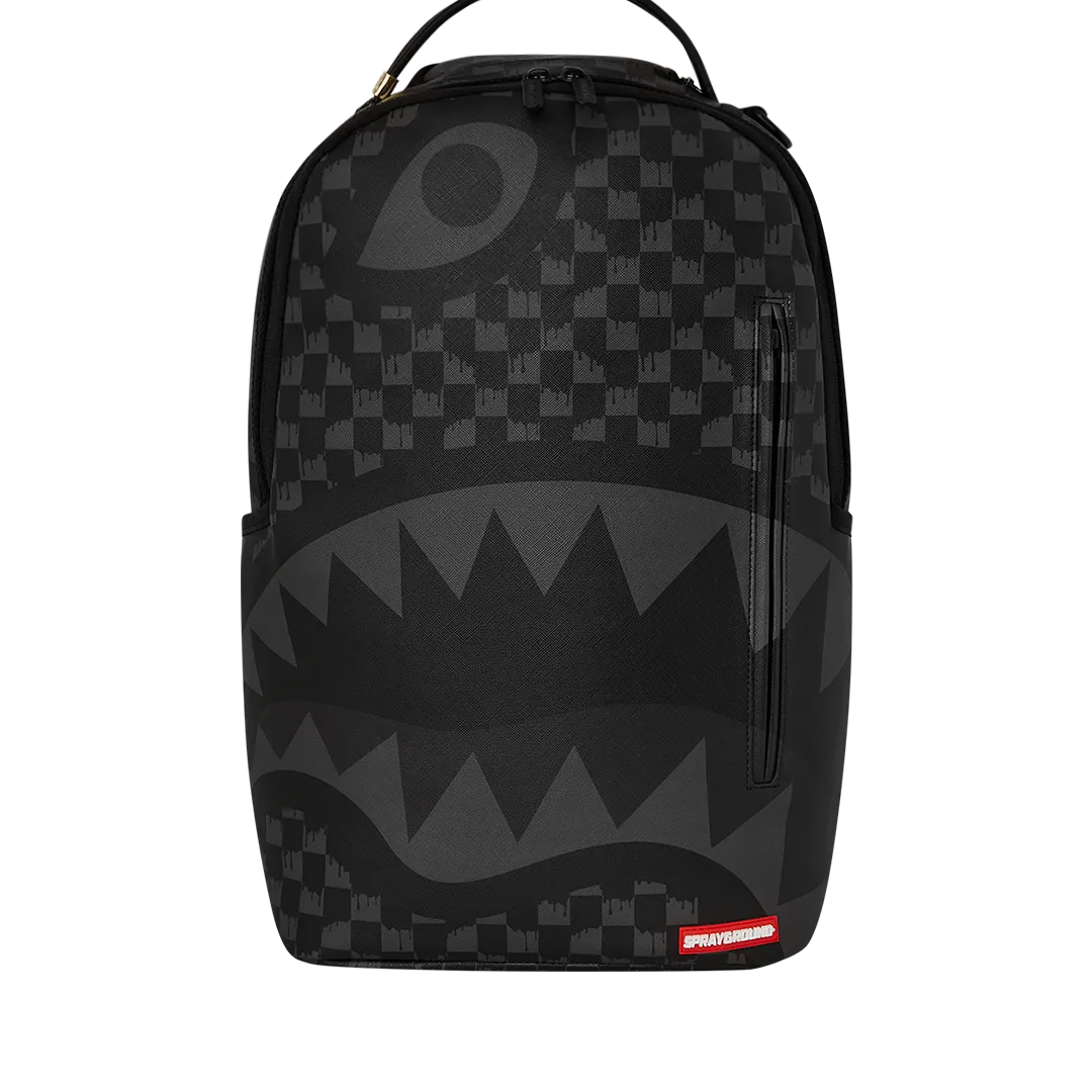 Sprayground Hangover Drip Check Backpack - Black / Grey