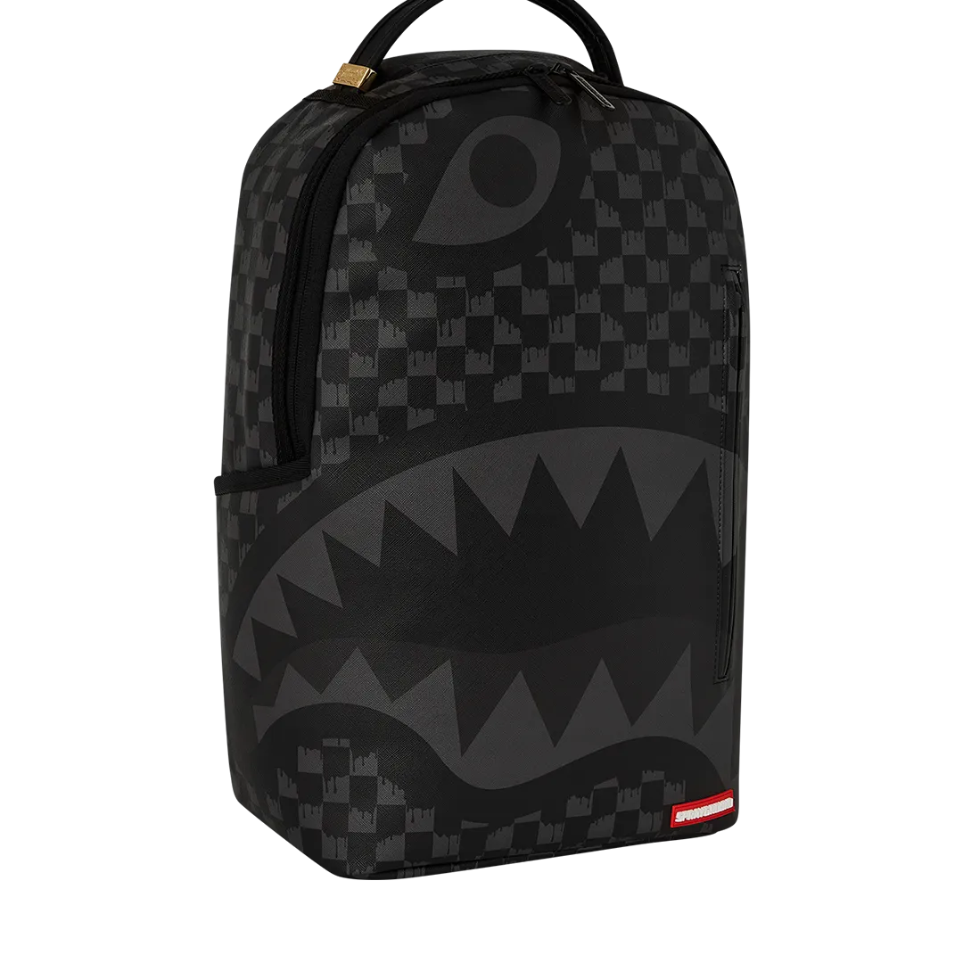 Sprayground Hangover Drip Check Backpack - Black / Grey