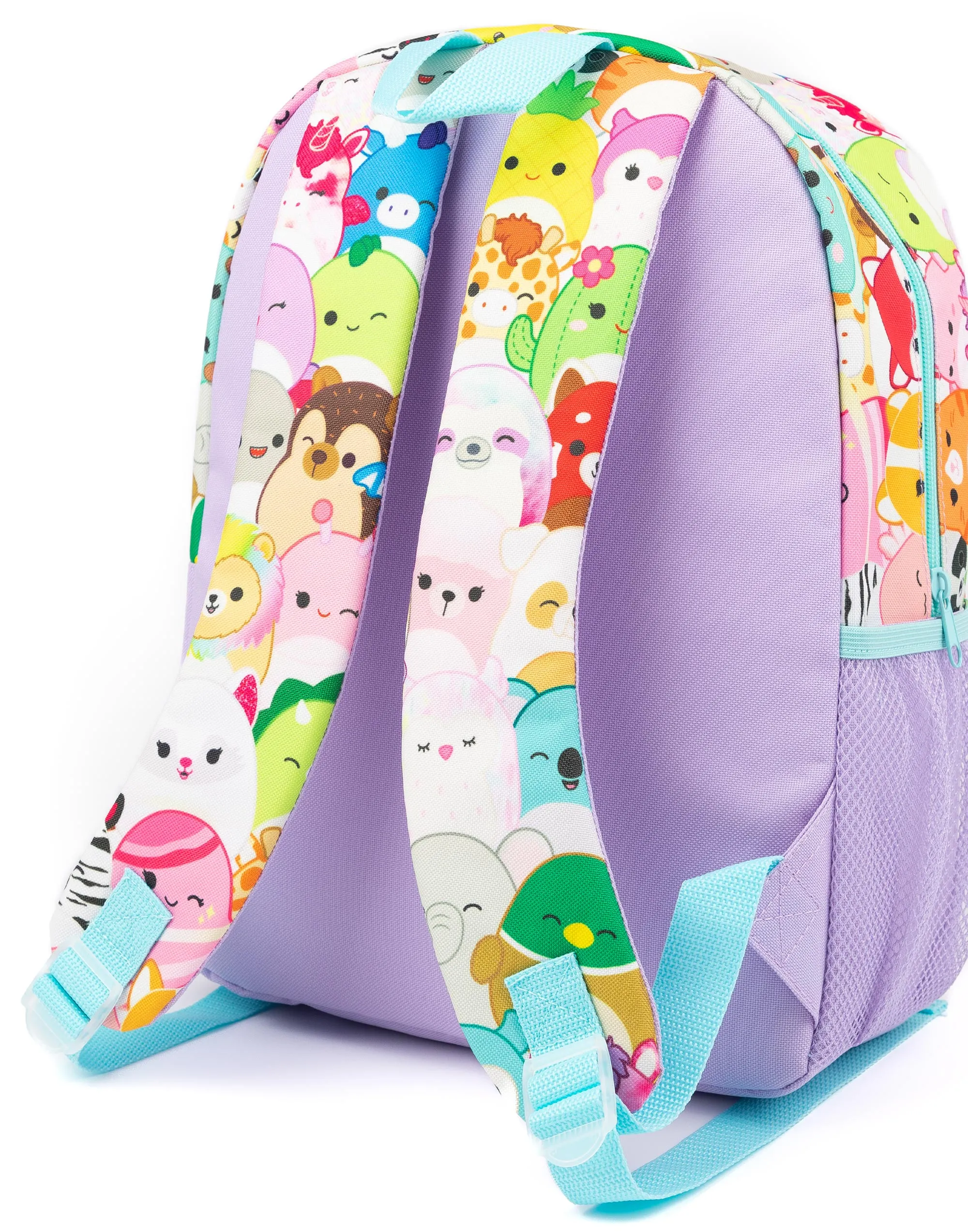 Squishmallows 4 Piece Kids Backpack Water Bottle Lunch Bag Pencil Case Set