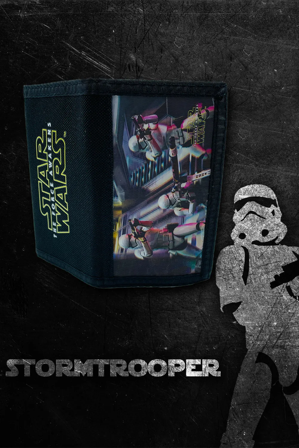 Star Wars Stormtrooper Lenticular Velcro Wallet