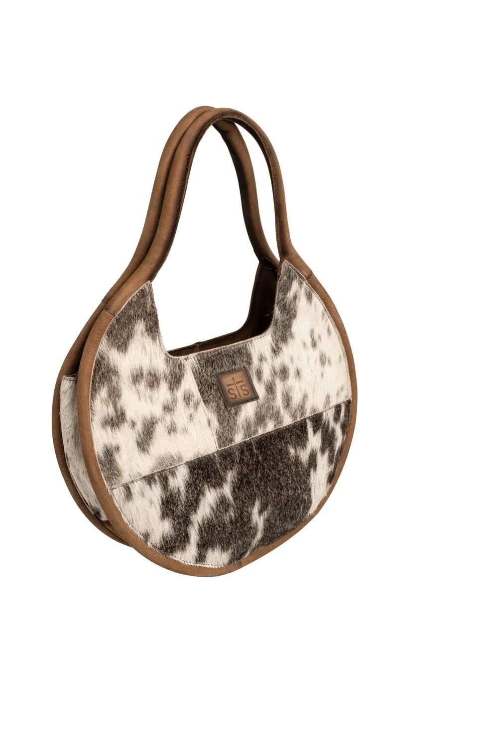 STS Ranchwear Womens Dolly Cowhide/Tan Leather Handbag Bag