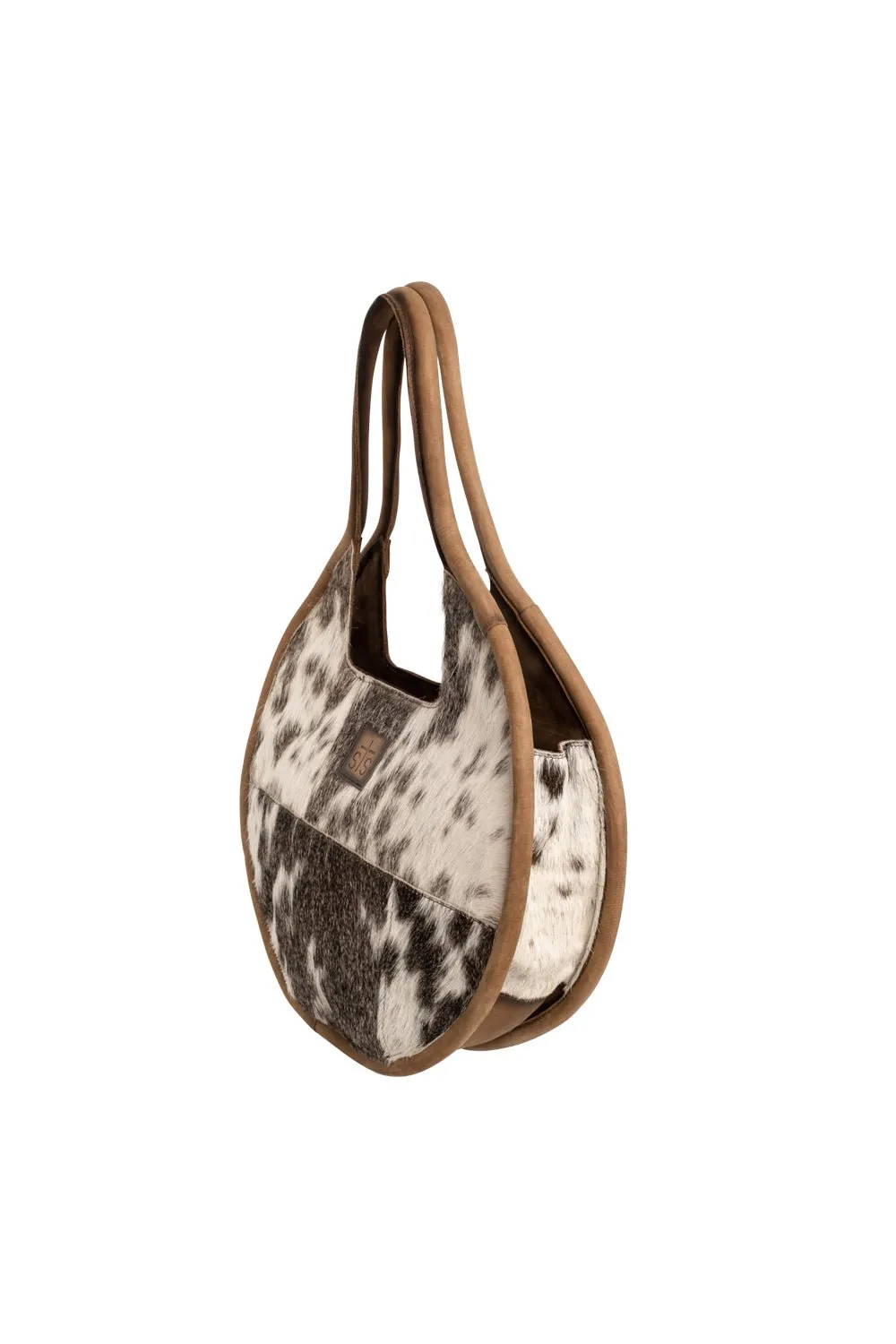 STS Ranchwear Womens Dolly Cowhide/Tan Leather Handbag Bag